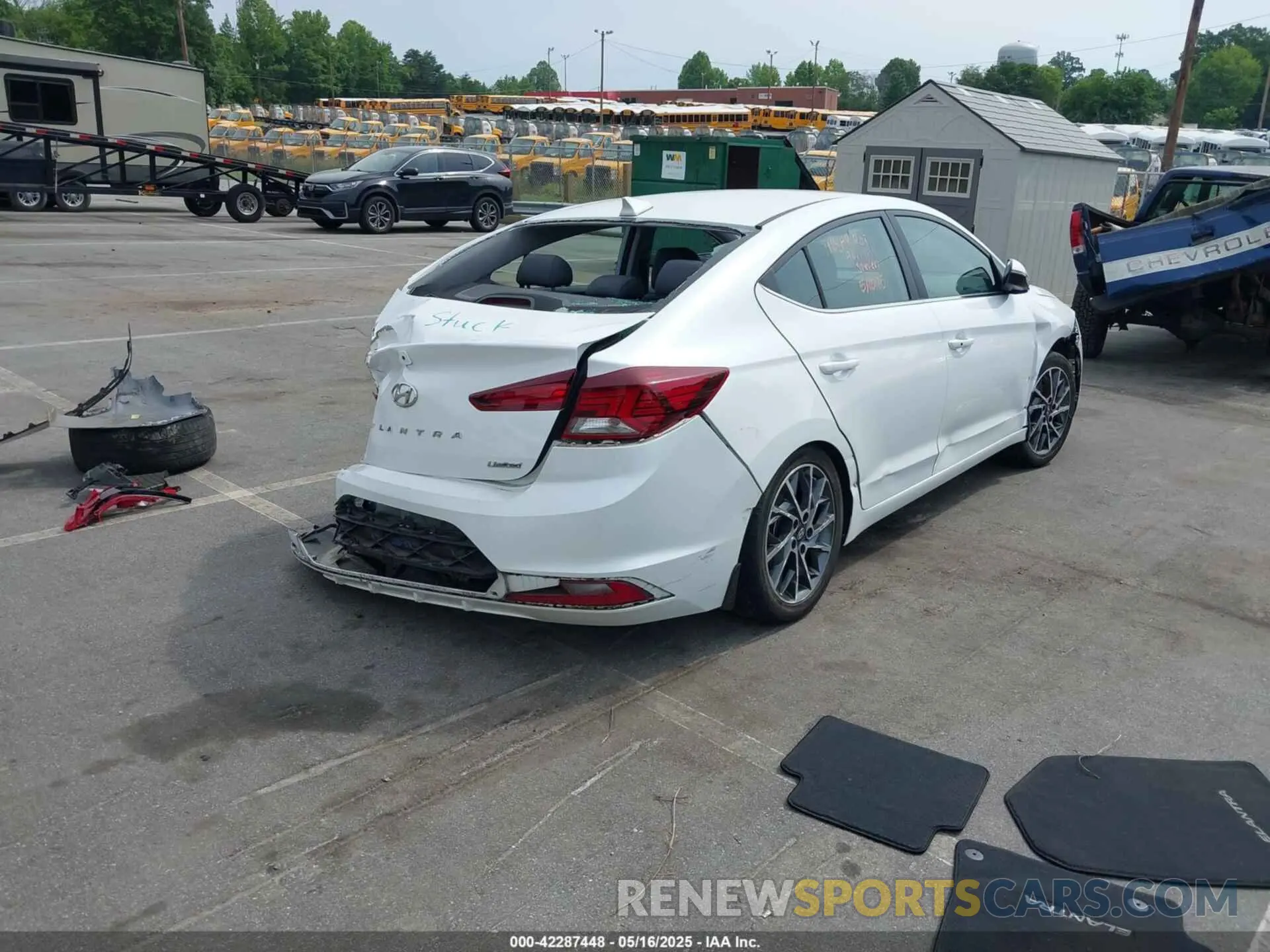 4 fotografías del automóvil dañado 5NPD84LF7KH474535 HYUNDAI ELANTRA 2019