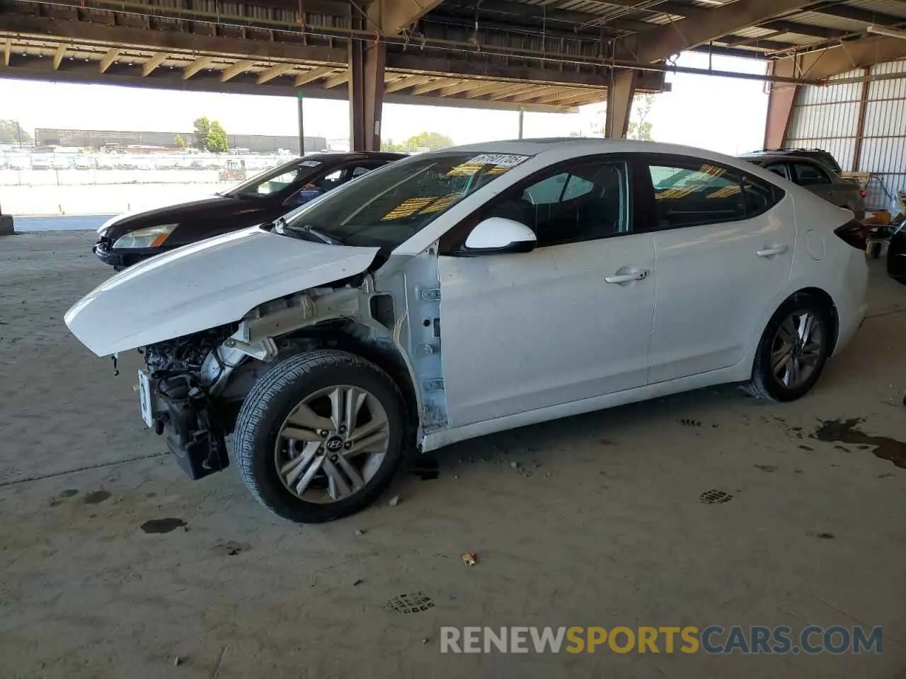 1 fotografías del automóvil dañado 5NPD84LF7KH476317 HYUNDAI ELANTRA 2019