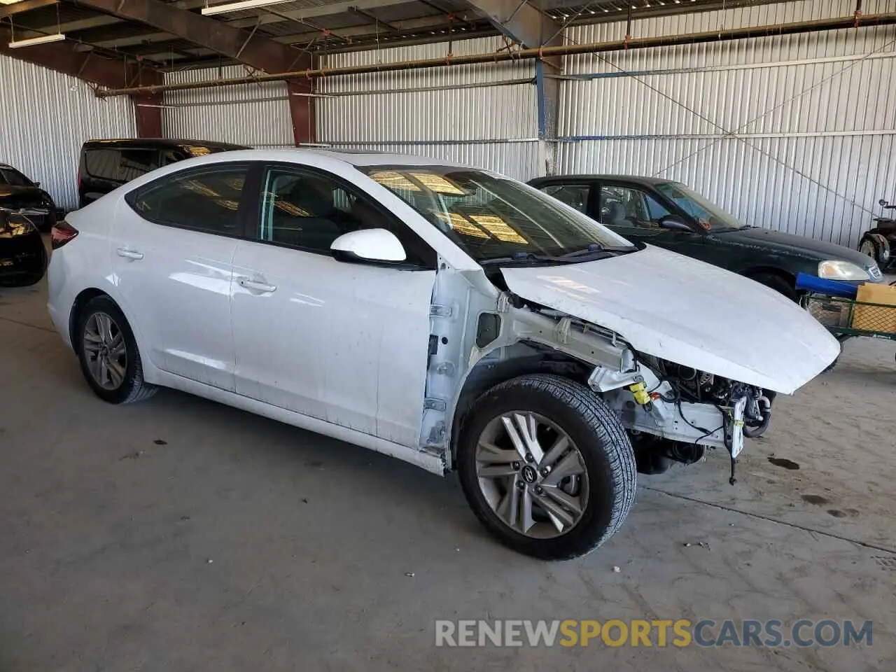 4 fotografías del automóvil dañado 5NPD84LF7KH476317 HYUNDAI ELANTRA 2019