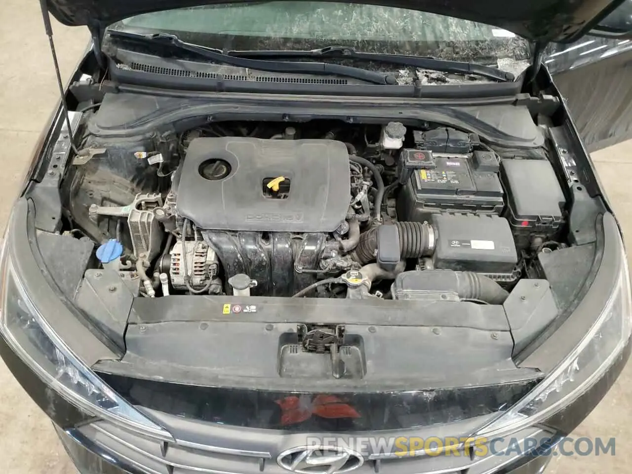 11 fotografías del automóvil dañado 5NPD84LF7KH496664 HYUNDAI ELANTRA 2019