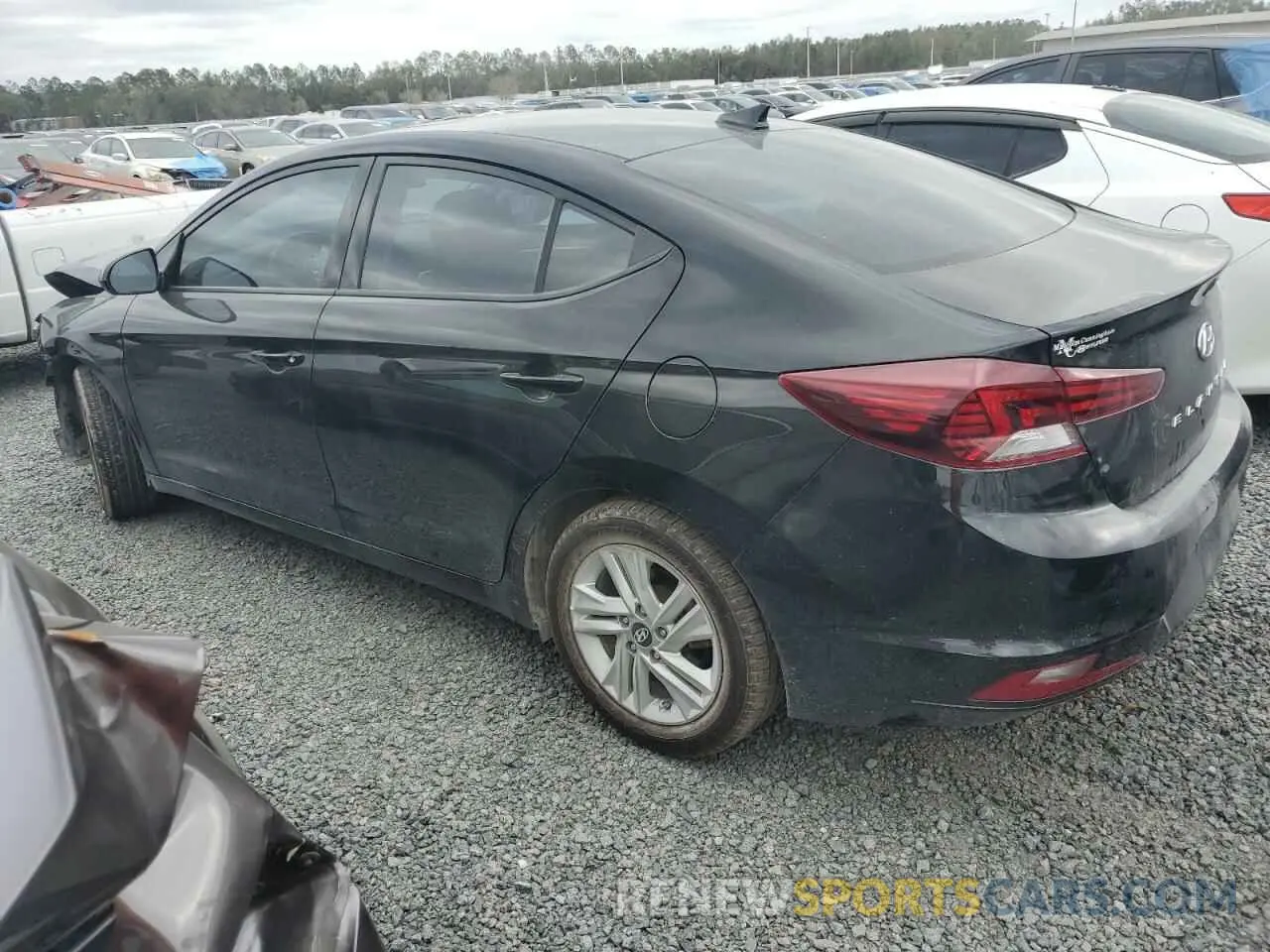 2 fotografías del automóvil dañado 5NPD84LF8KH405269 HYUNDAI ELANTRA 2019