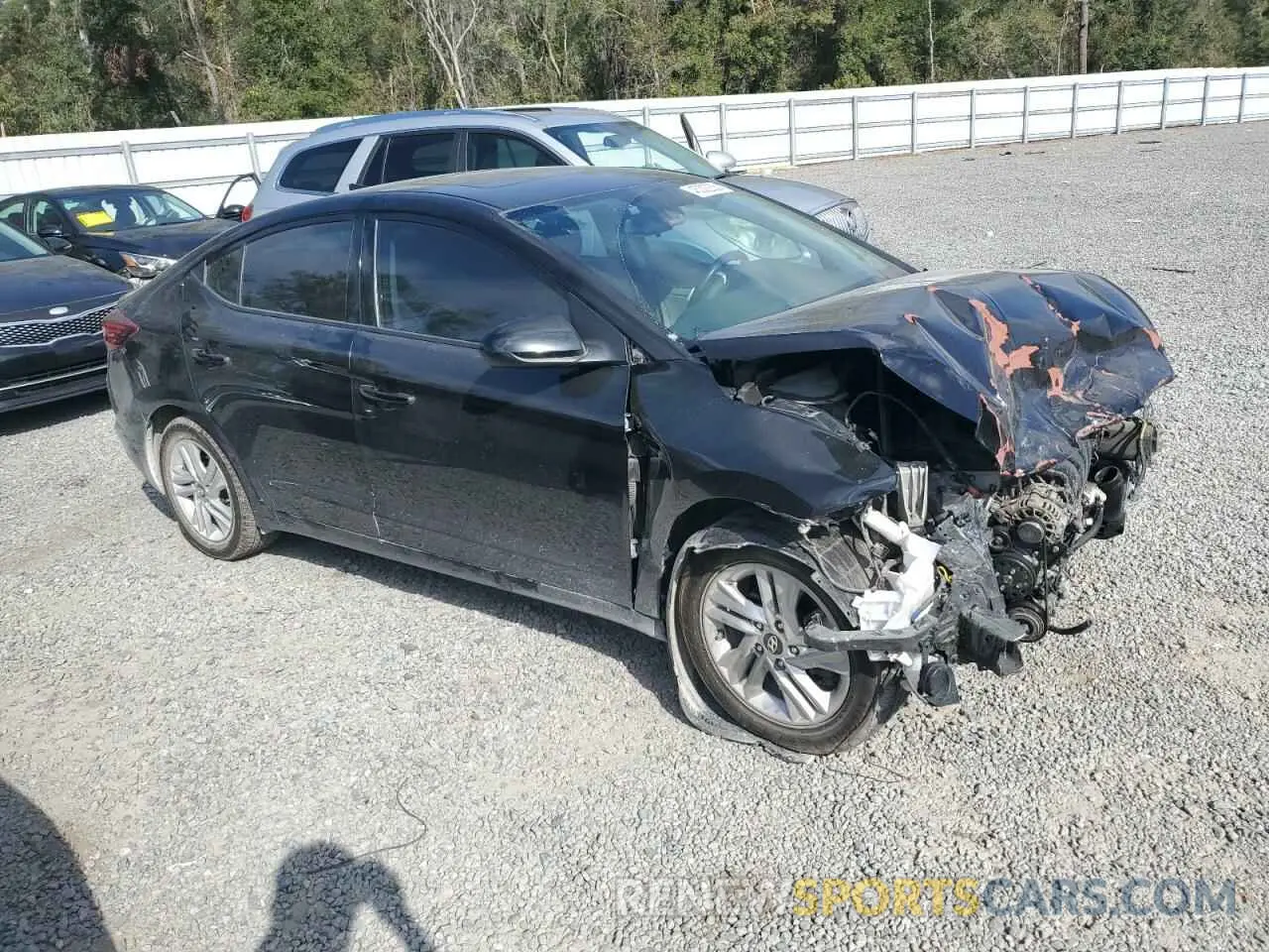 4 fotografías del automóvil dañado 5NPD84LF8KH405269 HYUNDAI ELANTRA 2019