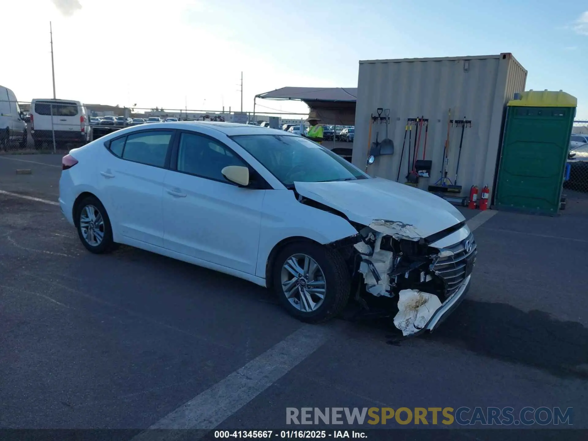 1 fotografías del automóvil dañado 5NPD84LF8KH442631 HYUNDAI ELANTRA 2019