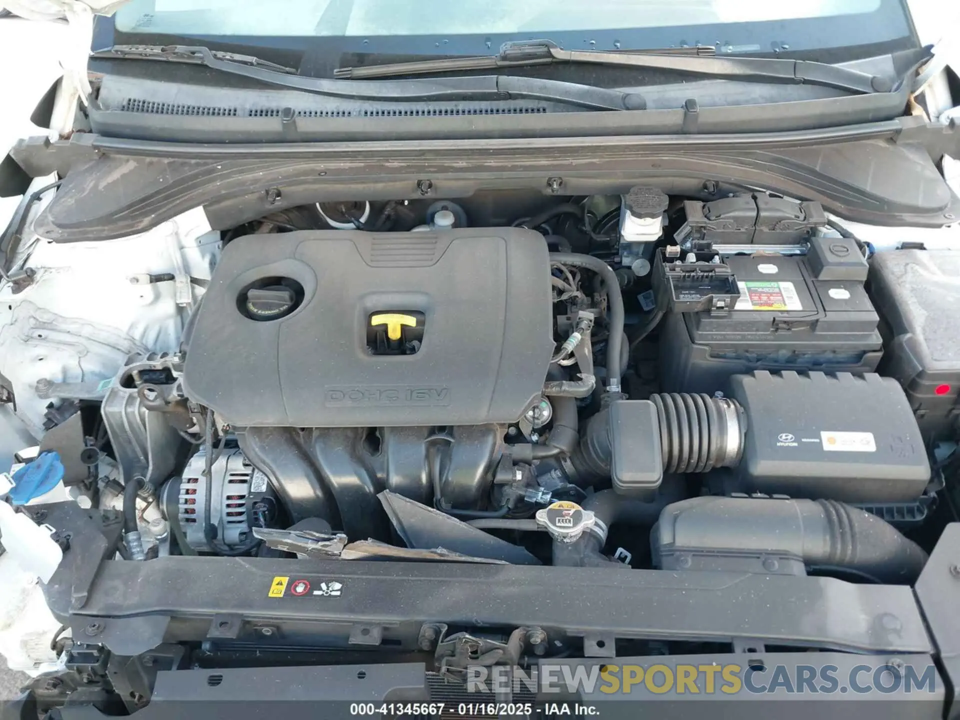 10 fotografías del automóvil dañado 5NPD84LF8KH442631 HYUNDAI ELANTRA 2019