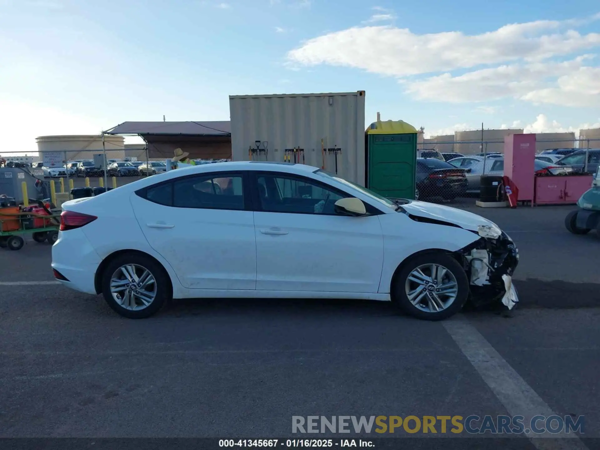 13 fotografías del automóvil dañado 5NPD84LF8KH442631 HYUNDAI ELANTRA 2019