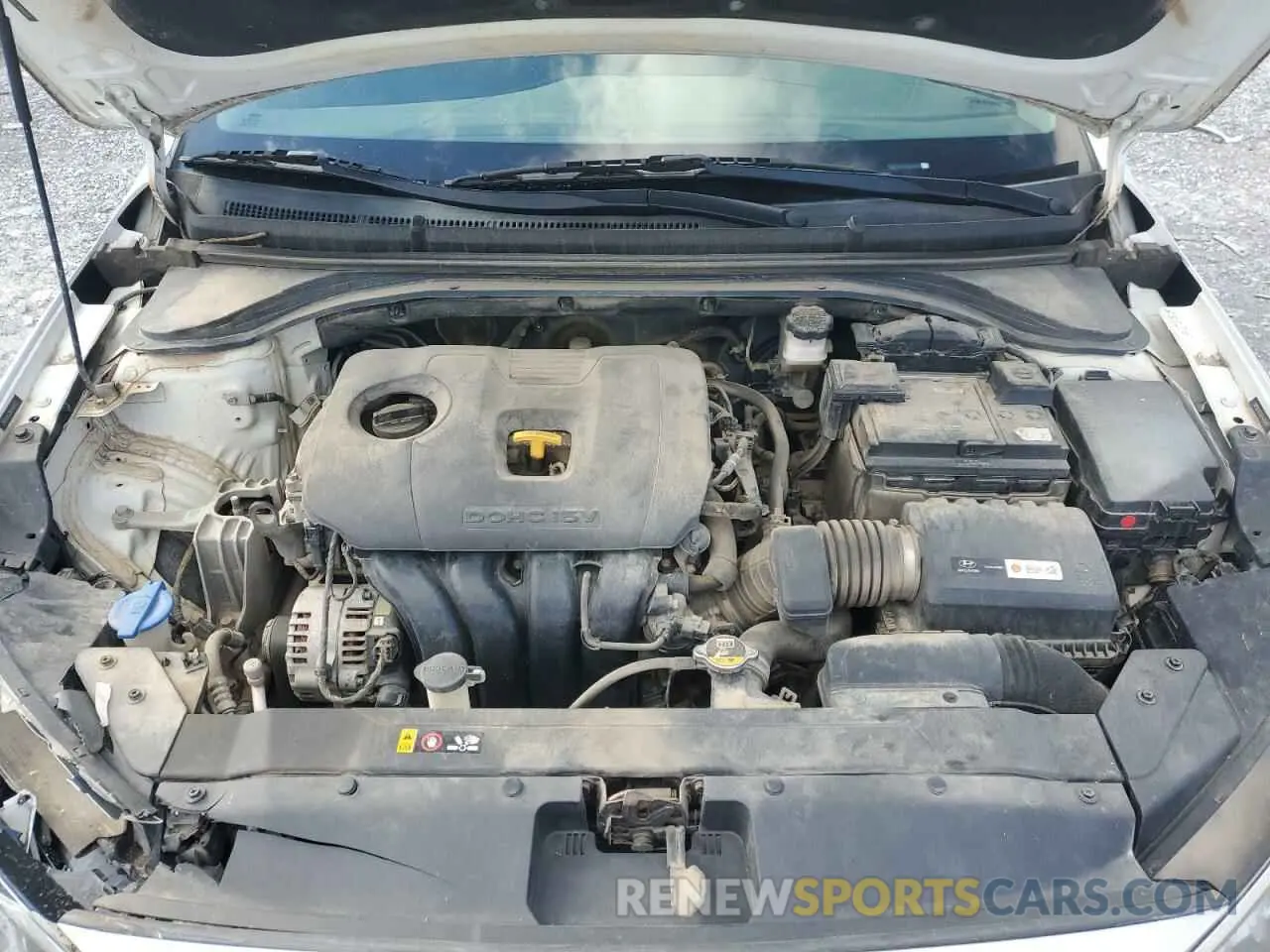 11 fotografías del automóvil dañado 5NPD84LF8KH449482 HYUNDAI ELANTRA 2019