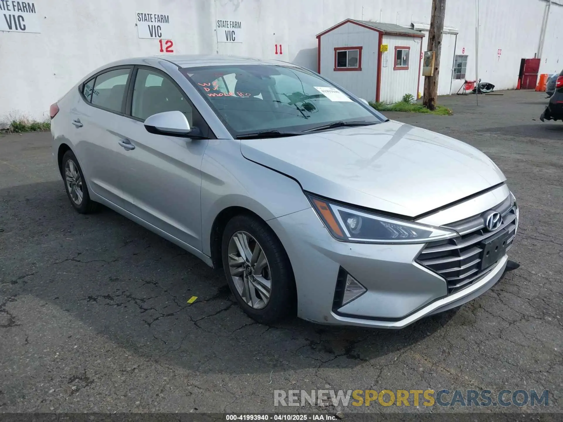 1 fotografías del automóvil dañado 5NPD84LF9KH411100 HYUNDAI ELANTRA 2019