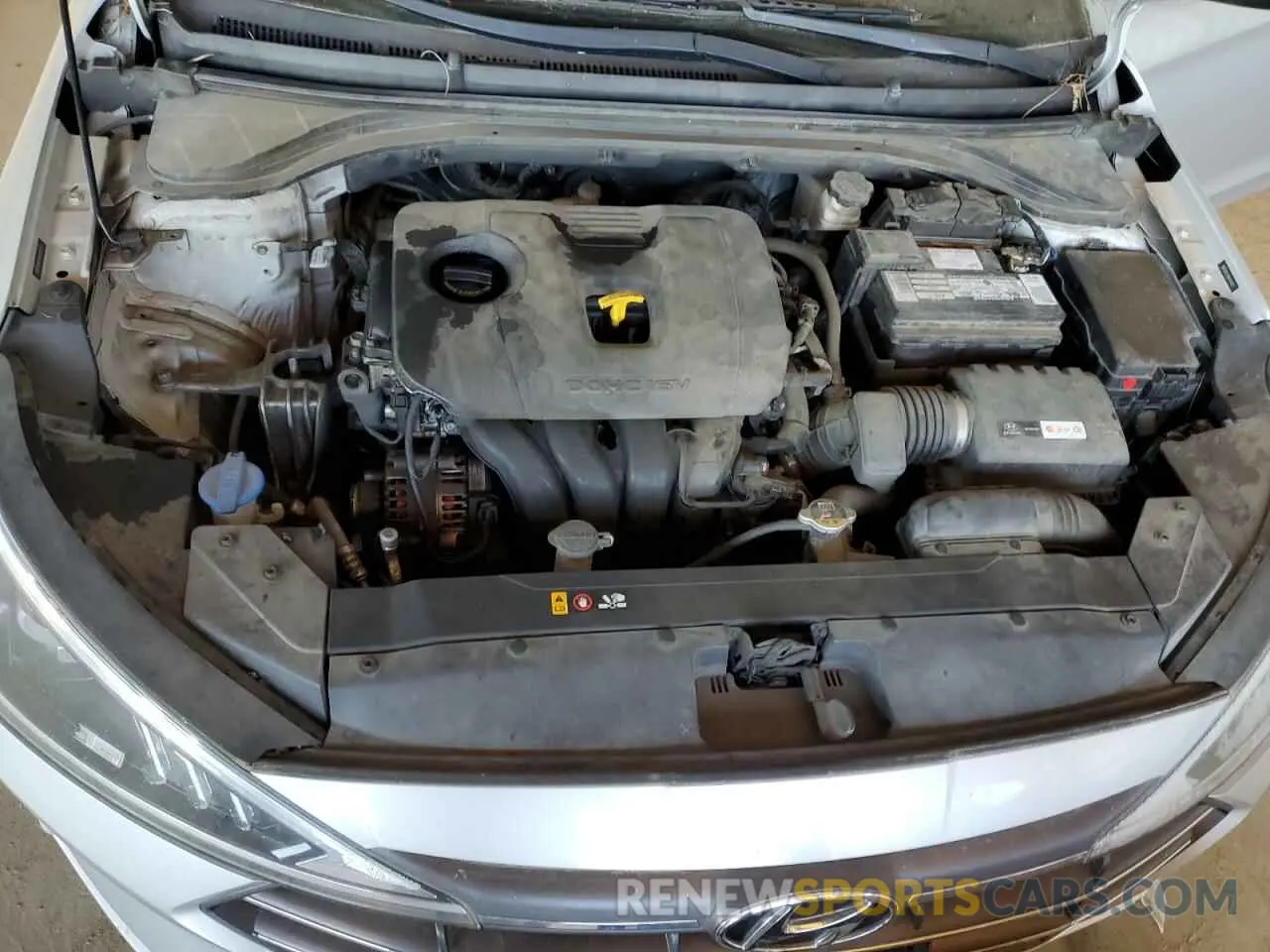 11 fotografías del automóvil dañado 5NPD84LF9KH434151 HYUNDAI ELANTRA 2019