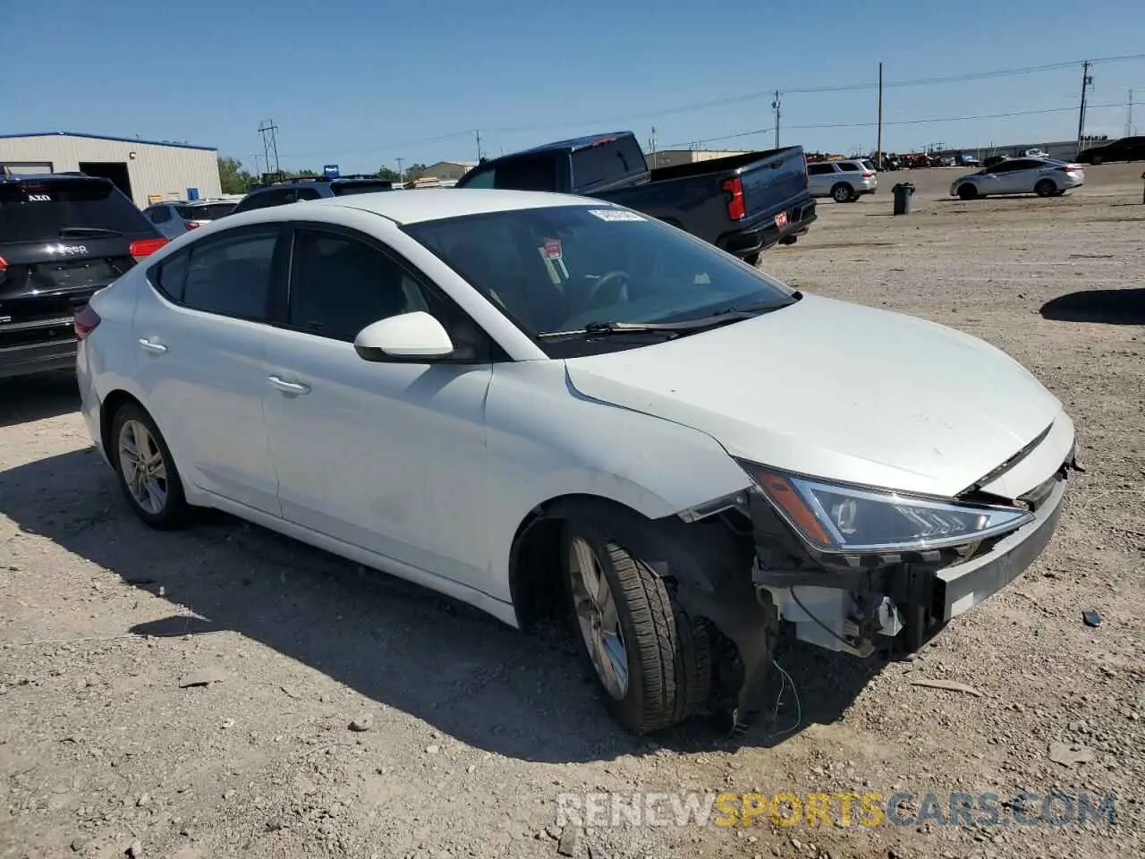 4 fotografías del automóvil dañado 5NPD84LF9KH445098 HYUNDAI ELANTRA 2019