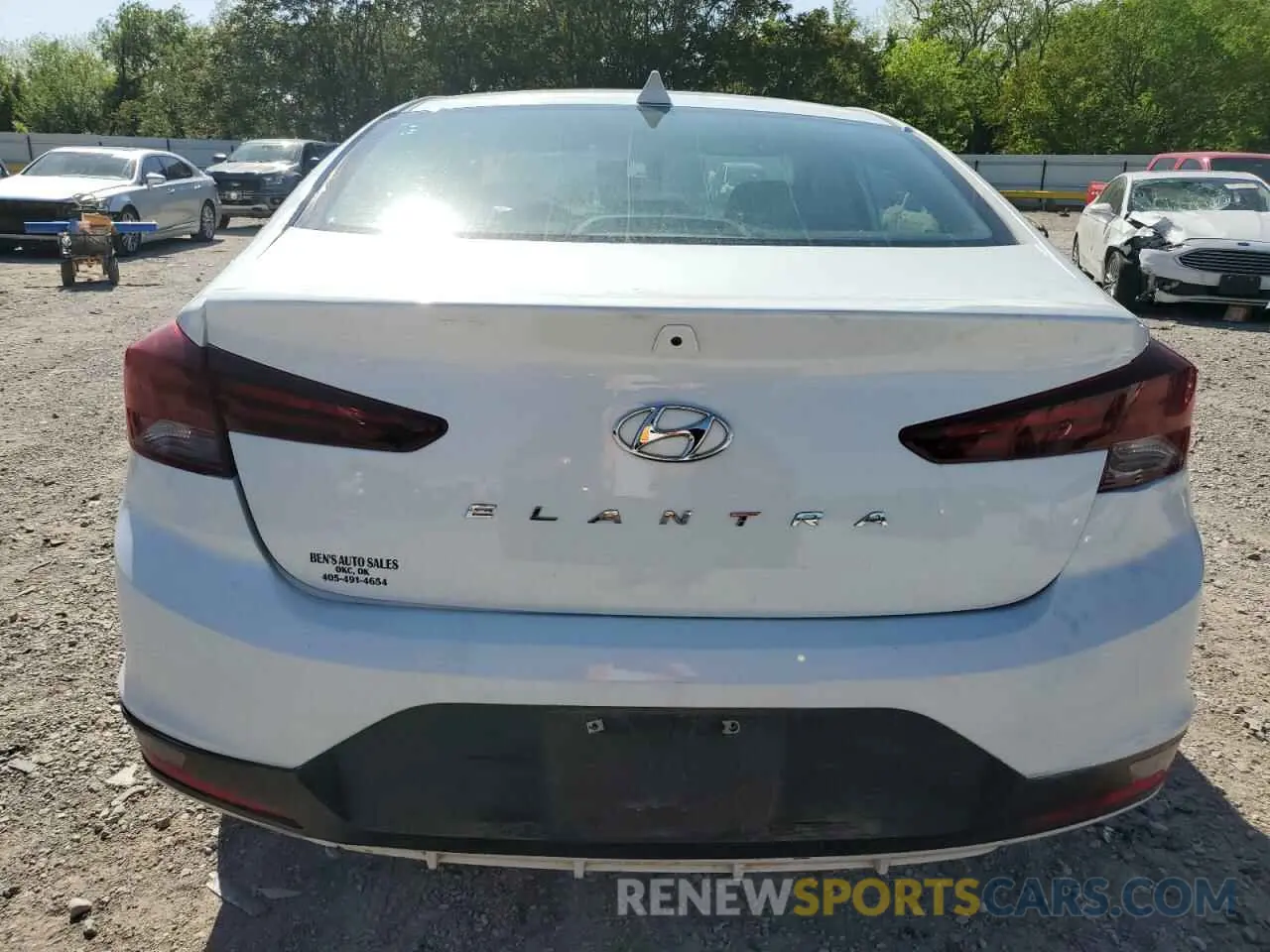 6 fotografías del automóvil dañado 5NPD84LF9KH445098 HYUNDAI ELANTRA 2019