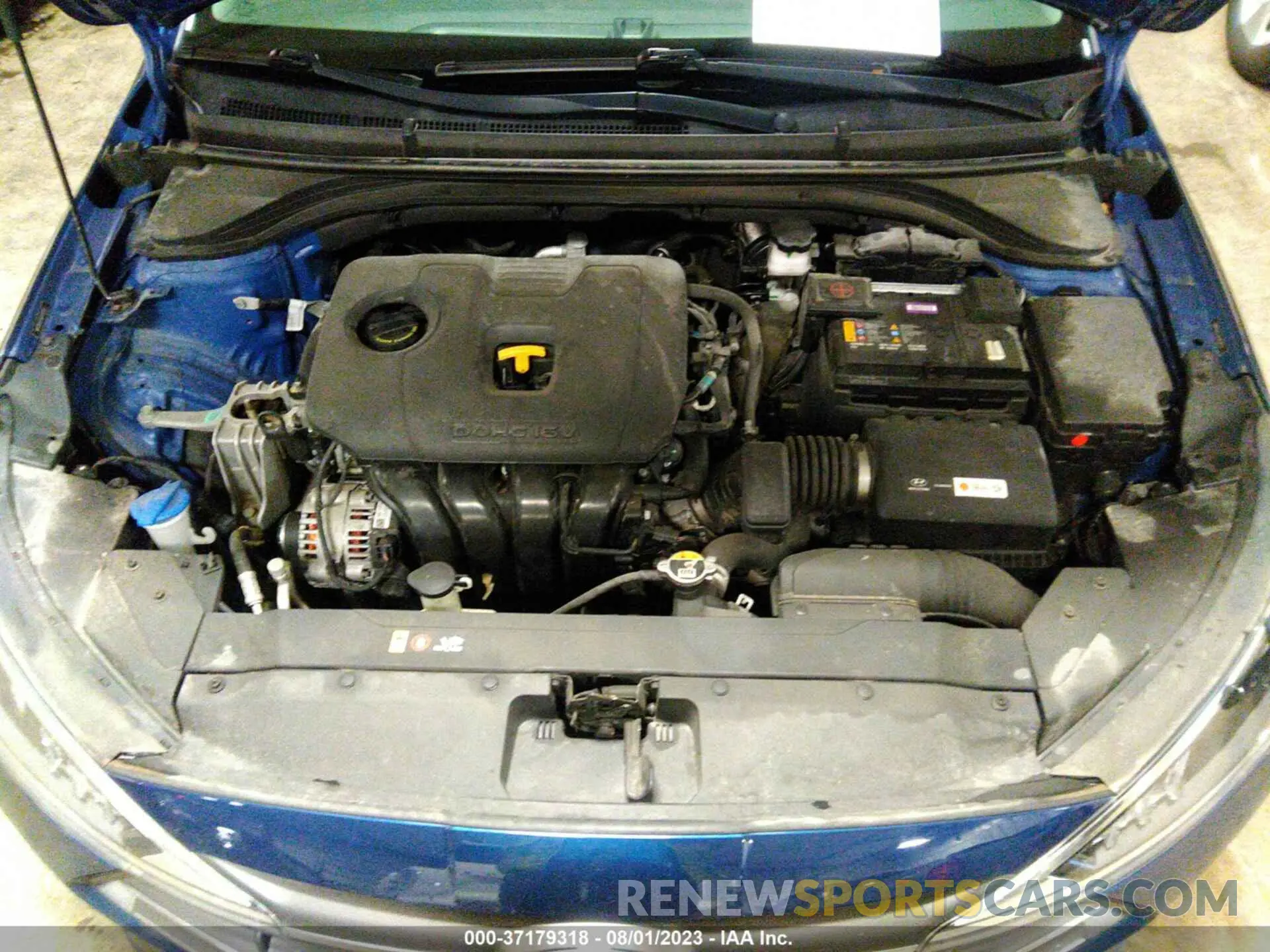 10 fotografías del automóvil dañado 5NPD84LF9KH458157 HYUNDAI ELANTRA 2019
