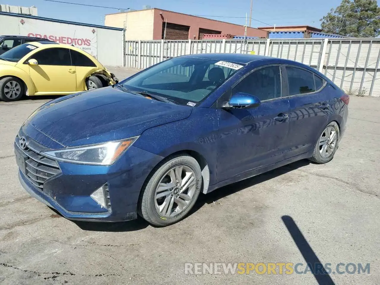 1 fotografías del automóvil dañado 5NPD84LF9KH469143 HYUNDAI ELANTRA 2019