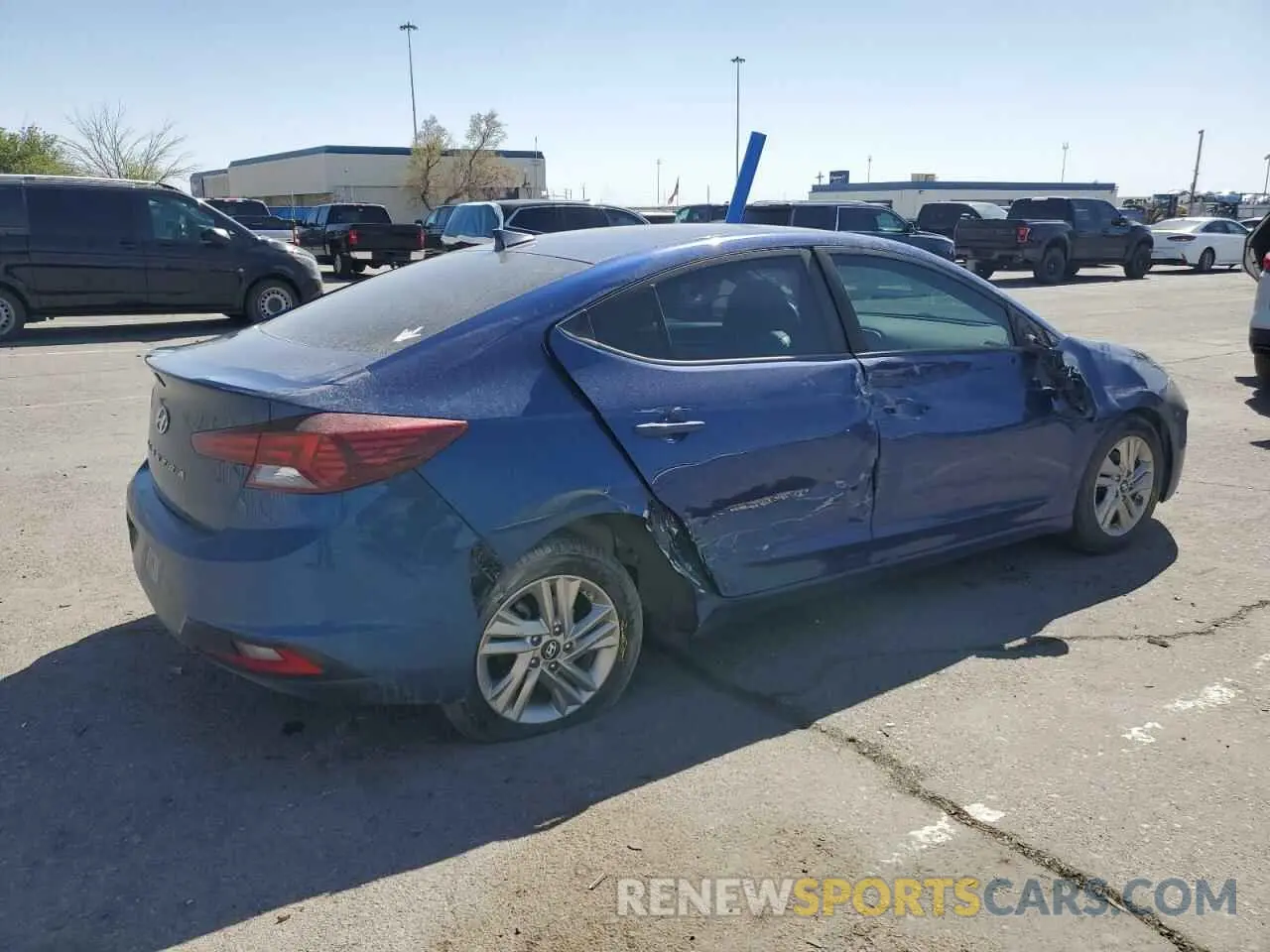 3 fotografías del automóvil dañado 5NPD84LF9KH469143 HYUNDAI ELANTRA 2019