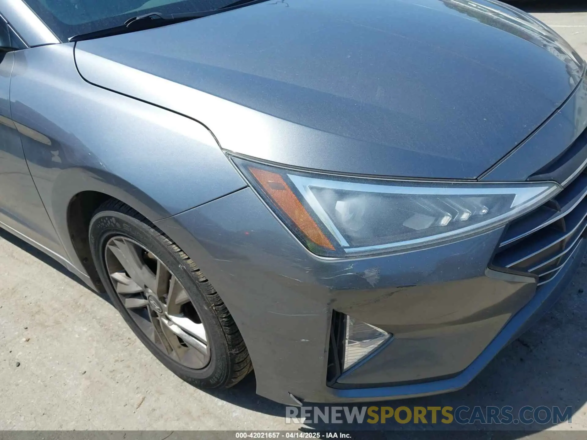21 fotografías del automóvil dañado 5NPD84LF9KH471782 HYUNDAI ELANTRA 2019