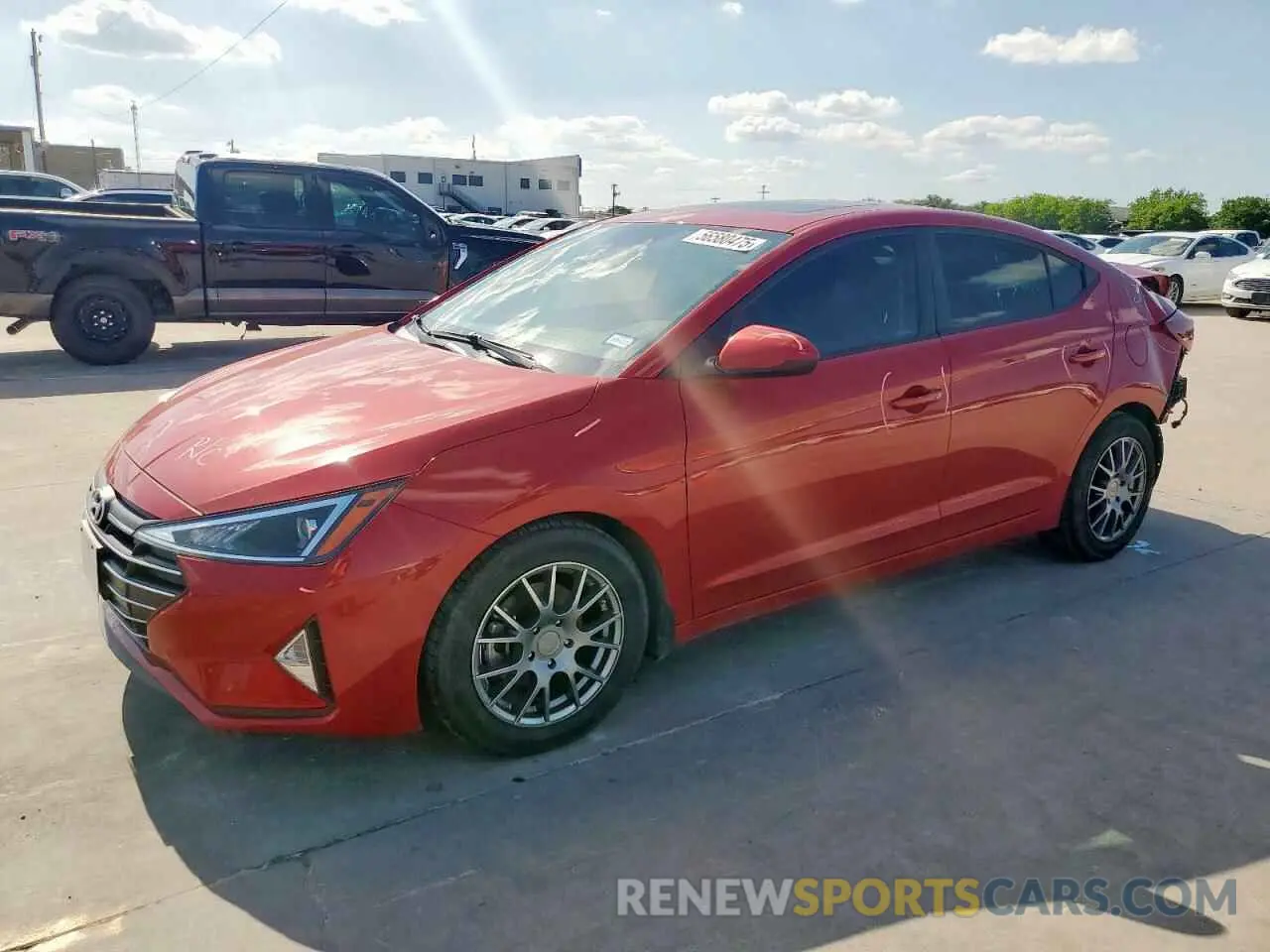 1 fotografías del automóvil dañado 5NPD84LF9KH481941 HYUNDAI ELANTRA 2019