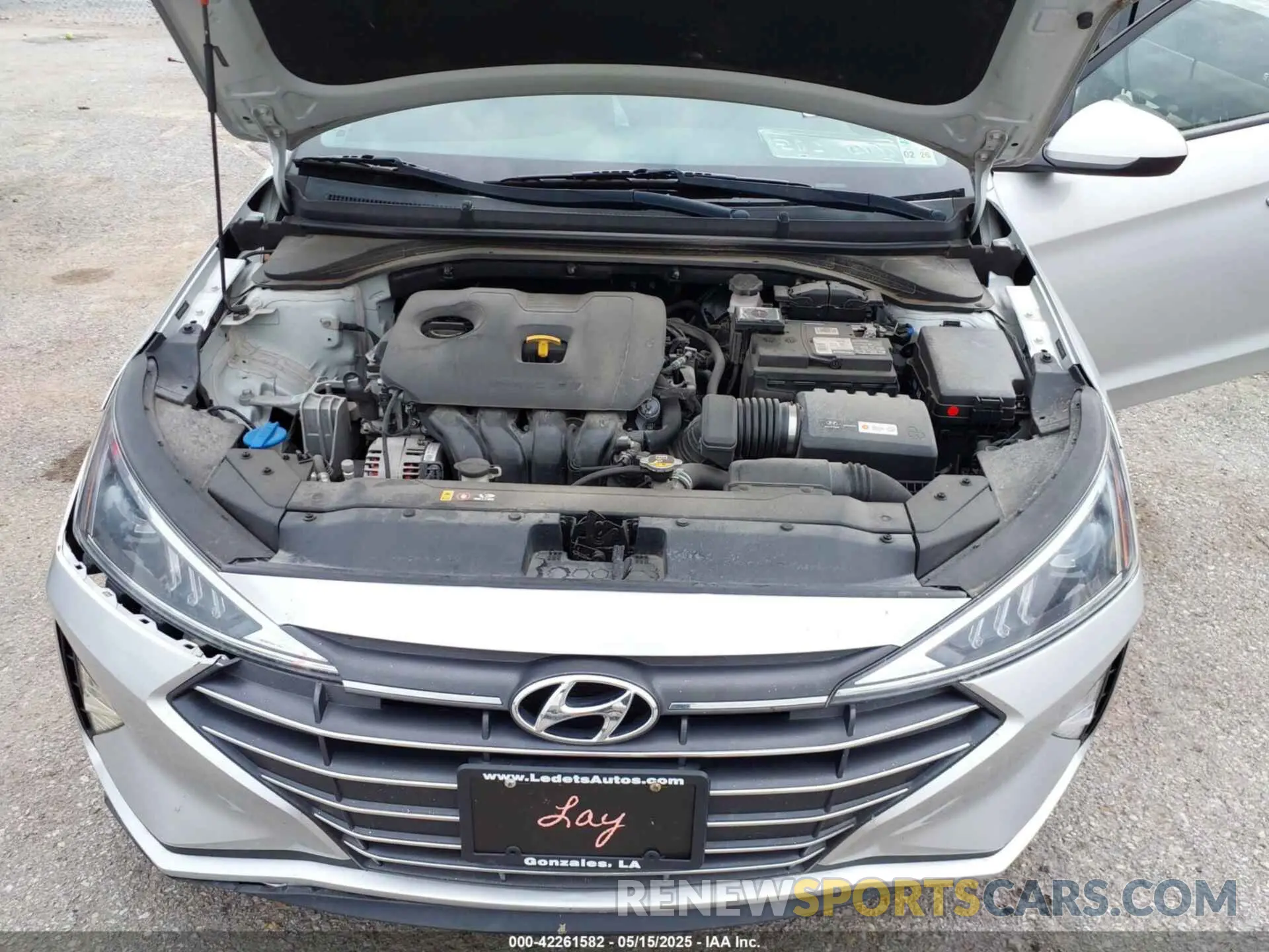 10 fotografías del automóvil dañado 5NPD84LF9KH483429 HYUNDAI ELANTRA 2019
