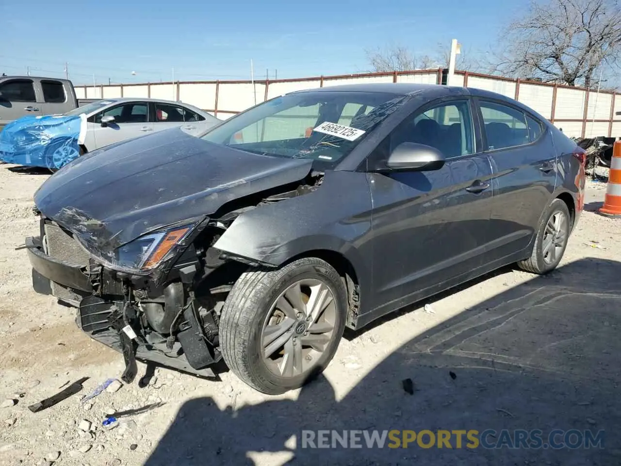 1 fotografías del automóvil dañado 5NPD84LFXKH405581 HYUNDAI ELANTRA 2019
