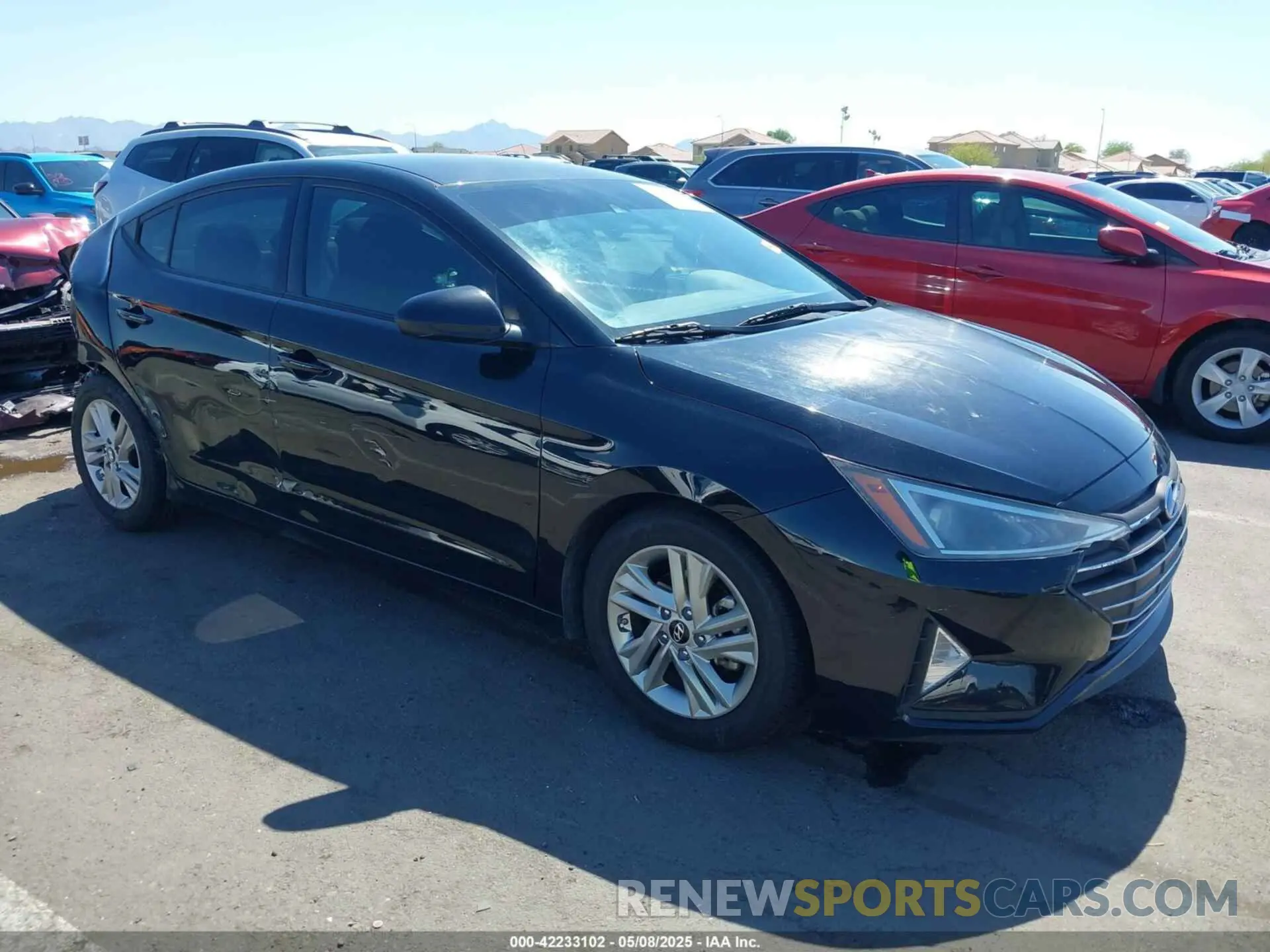 1 fotografías del automóvil dañado 5NPD84LFXKH411493 HYUNDAI ELANTRA 2019