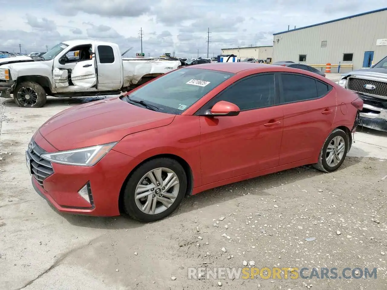 1 fotografías del automóvil dañado 5NPD84LFXKH423546 HYUNDAI ELANTRA 2019