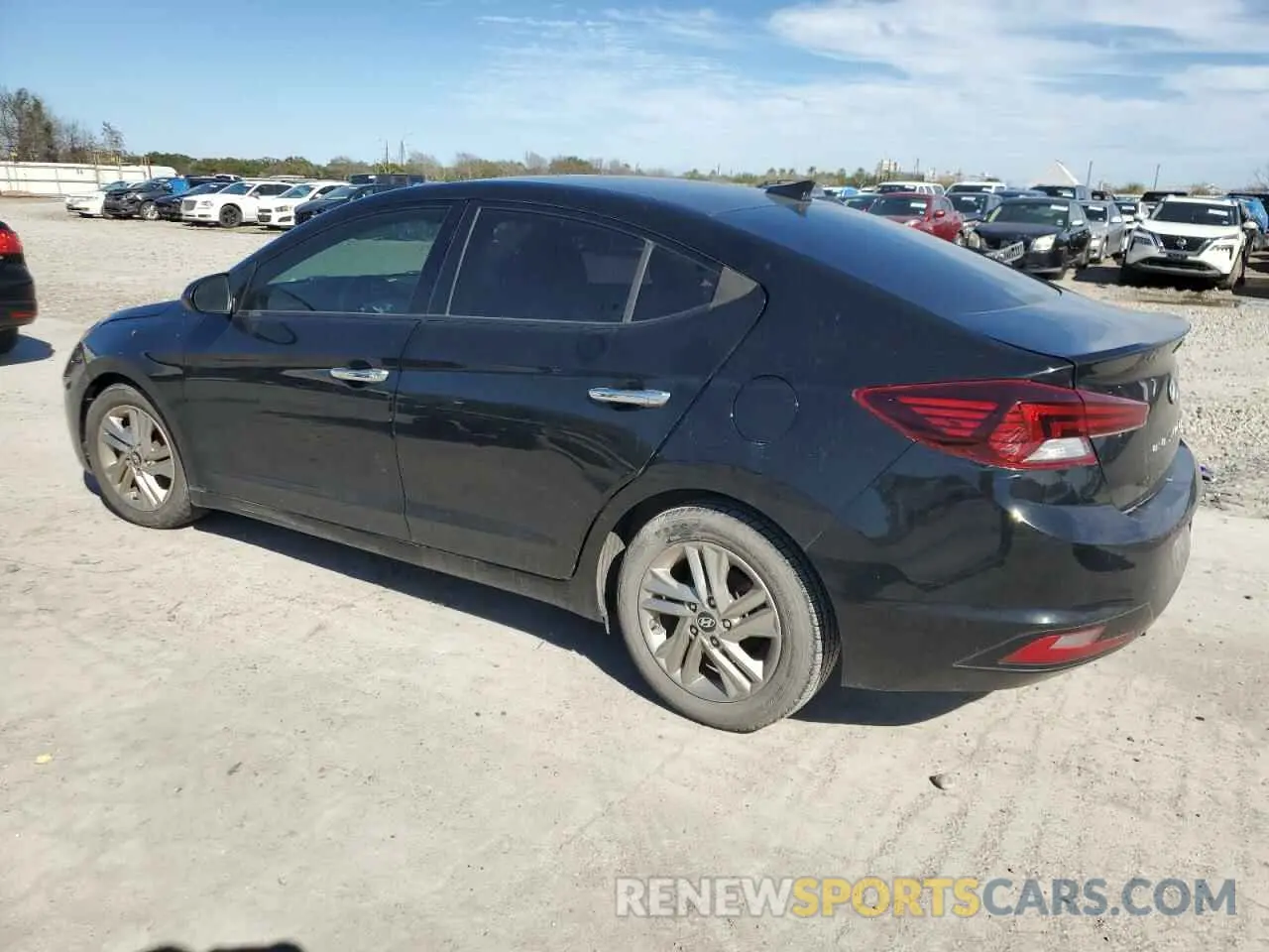 2 fotografías del automóvil dañado 5NPD84LFXKH434143 HYUNDAI ELANTRA 2019
