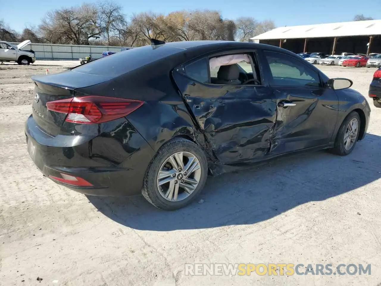 3 fotografías del automóvil dañado 5NPD84LFXKH434143 HYUNDAI ELANTRA 2019