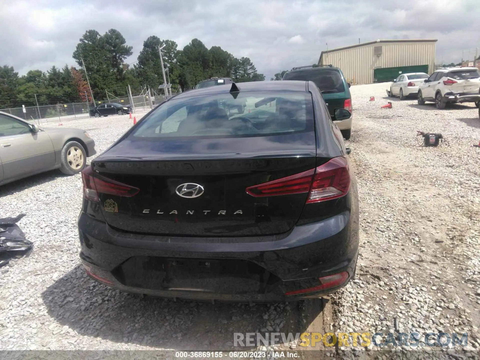 16 fotografías del automóvil dañado 5NPD84LFXKH455140 HYUNDAI ELANTRA 2019