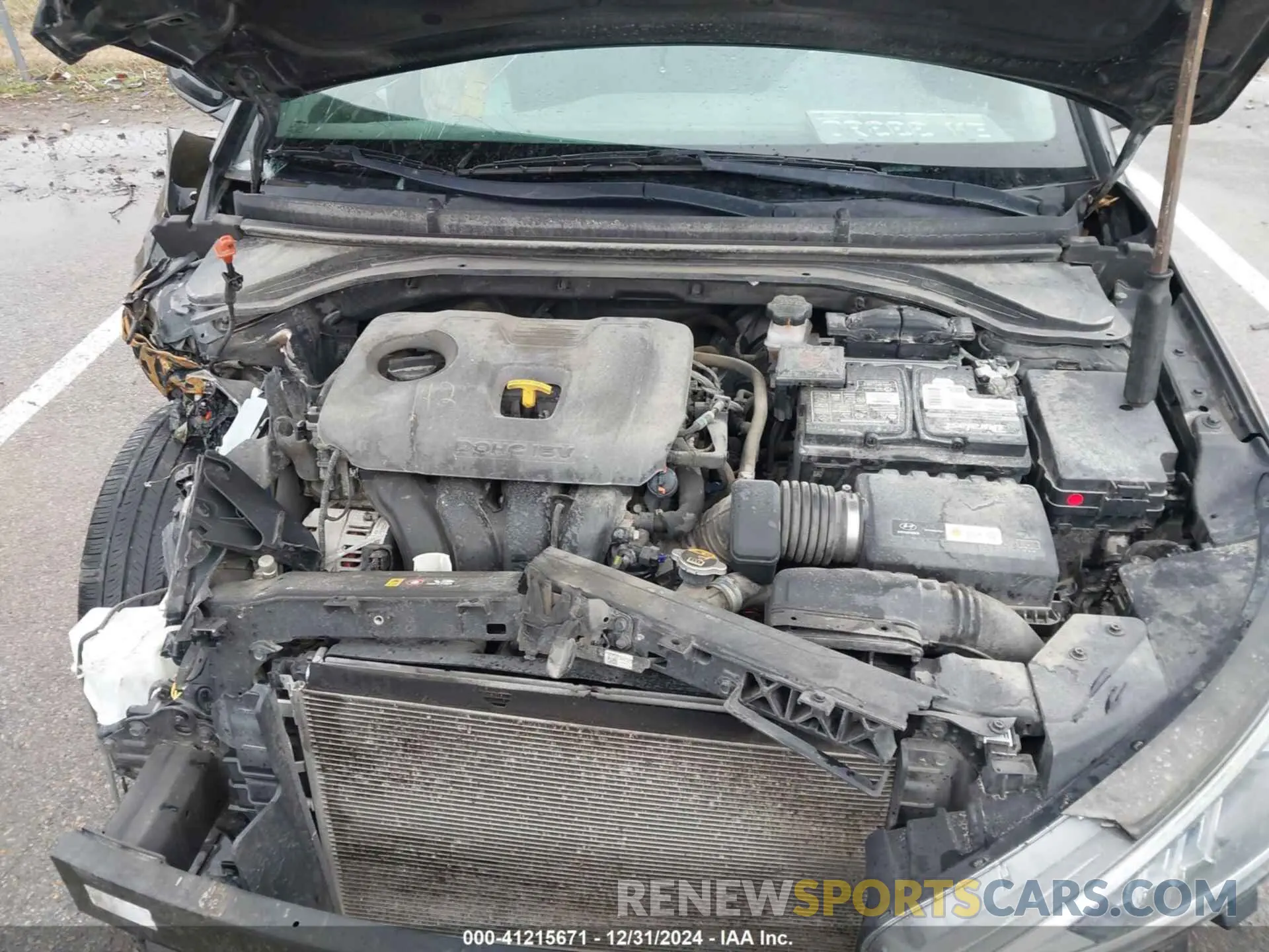 10 fotografías del automóvil dañado 5NPD84LFXKH471452 HYUNDAI ELANTRA 2019
