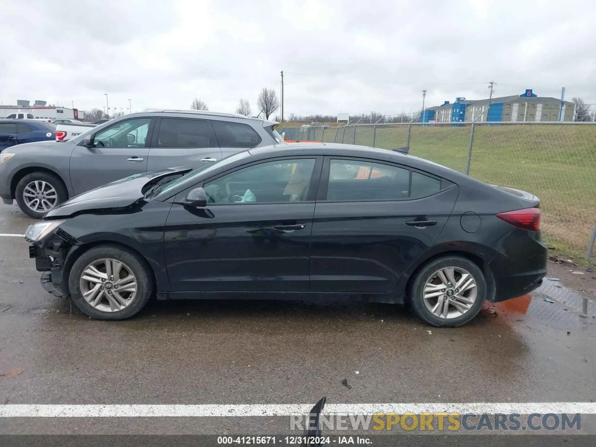 15 fotografías del automóvil dañado 5NPD84LFXKH471452 HYUNDAI ELANTRA 2019