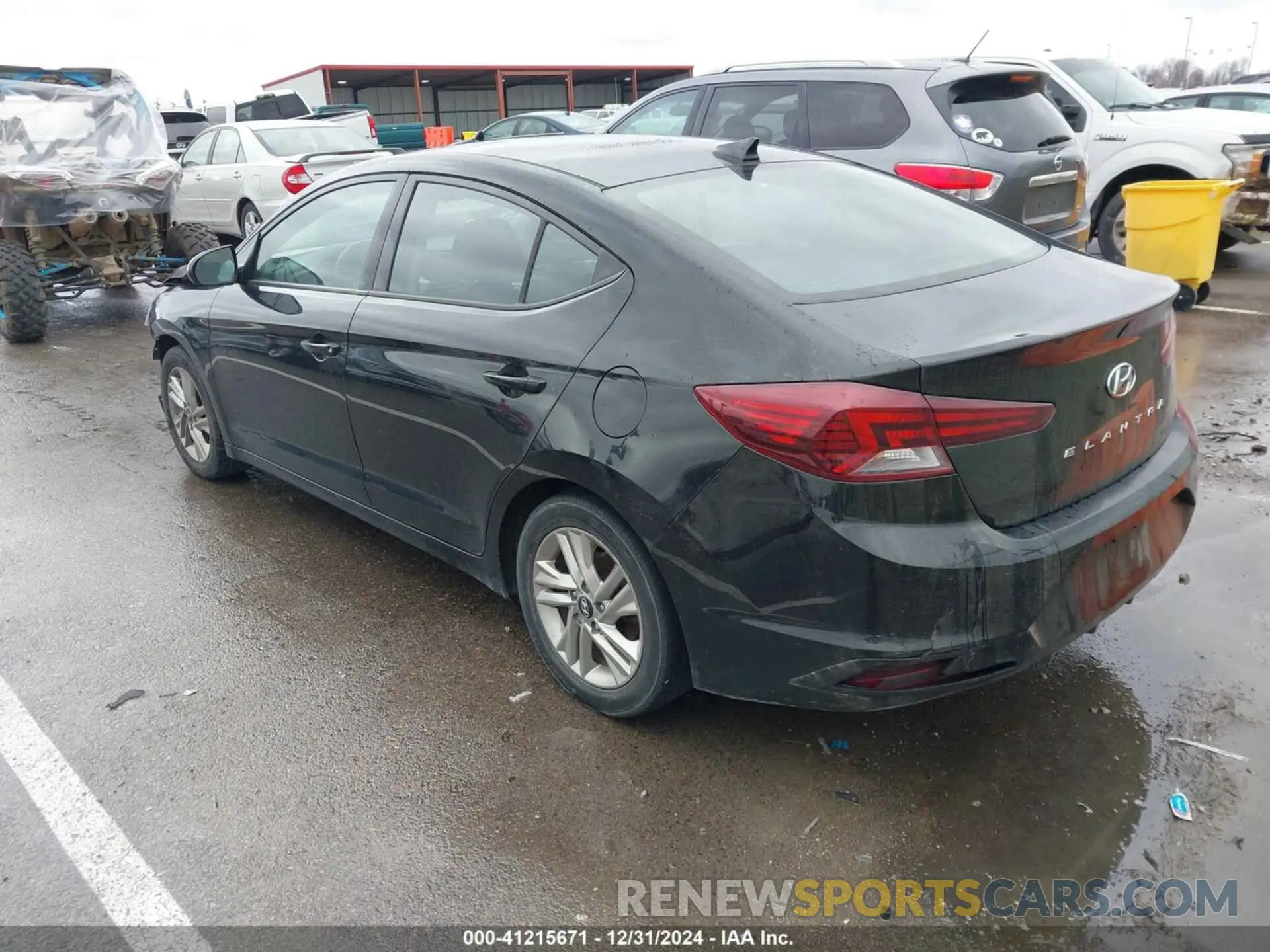 3 fotografías del automóvil dañado 5NPD84LFXKH471452 HYUNDAI ELANTRA 2019