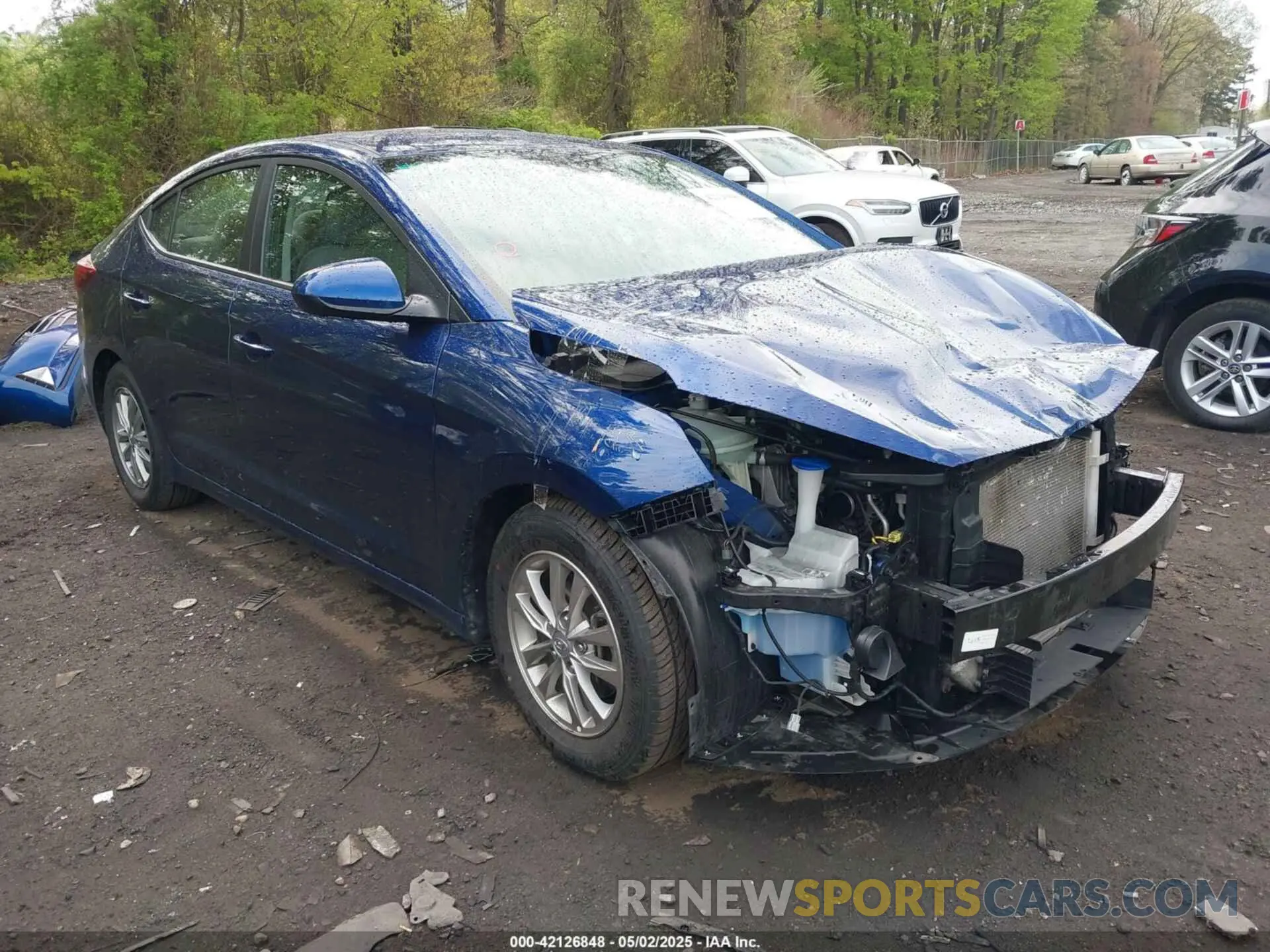 1 fotografías del automóvil dañado 5NPD94LA3KH417458 HYUNDAI ELANTRA 2019