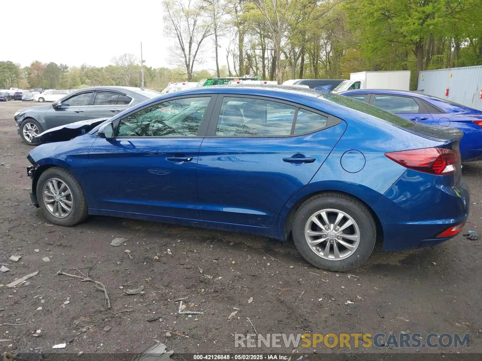 15 fotografías del automóvil dañado 5NPD94LA3KH417458 HYUNDAI ELANTRA 2019
