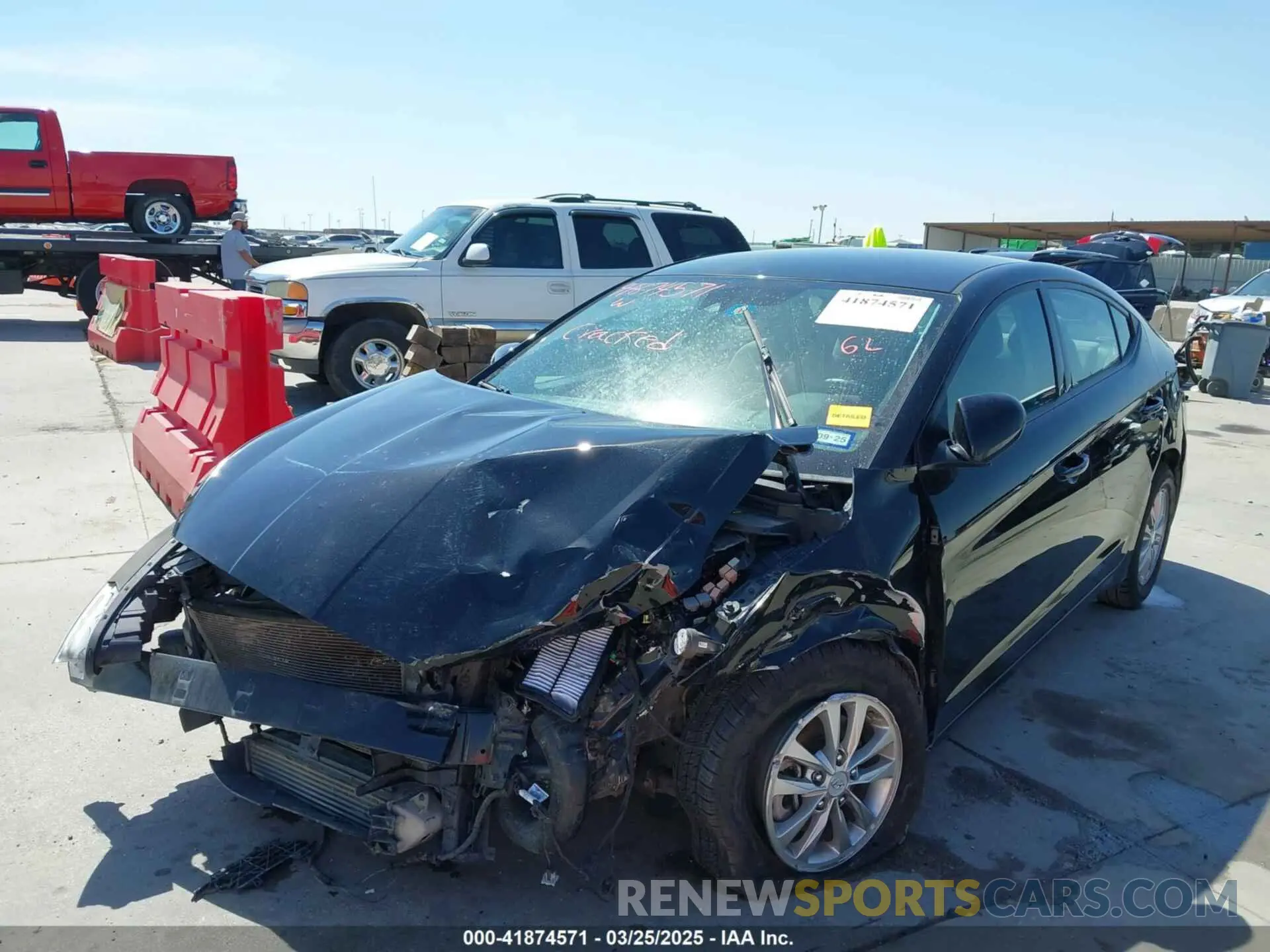 6 fotografías del automóvil dañado 5NPD94LA8KH418508 HYUNDAI ELANTRA 2019