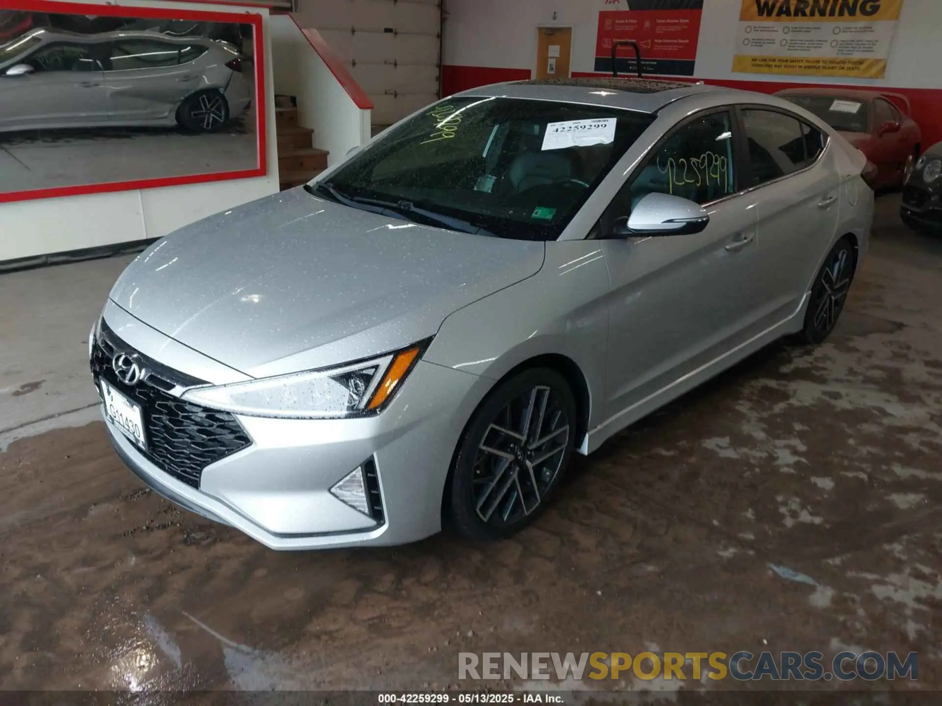 2 fotografías del automóvil dañado KMHD04LB0KU887208 HYUNDAI ELANTRA 2019