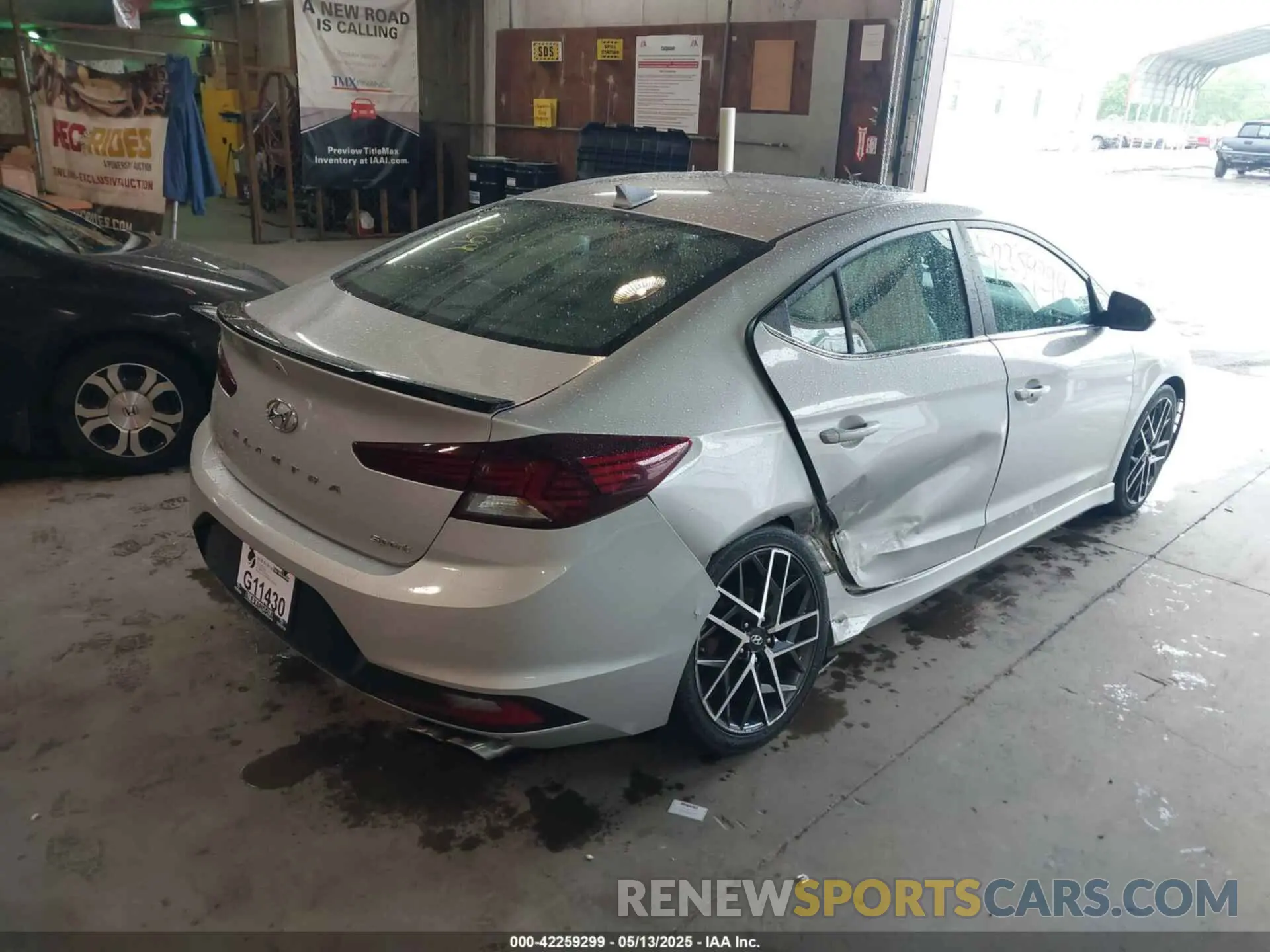 4 fotografías del automóvil dañado KMHD04LB0KU887208 HYUNDAI ELANTRA 2019
