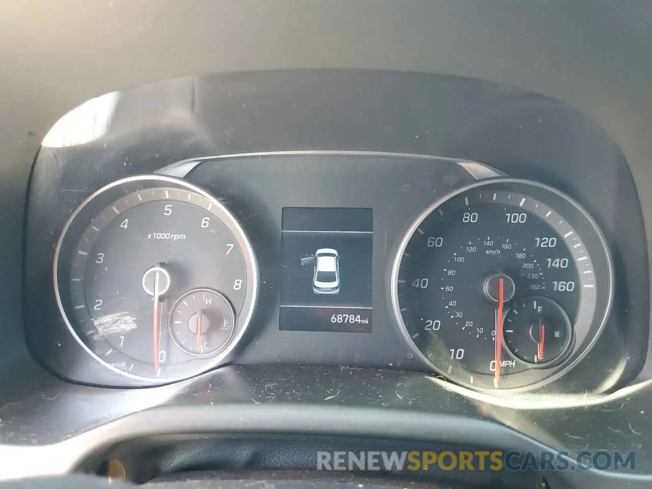 9 fotografías del automóvil dañado KMHD04LB3KU865431 HYUNDAI ELANTRA 2019