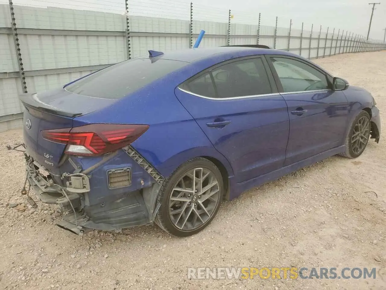 3 fotografías del automóvil dañado KMHD04LB4KU819963 HYUNDAI ELANTRA 2019