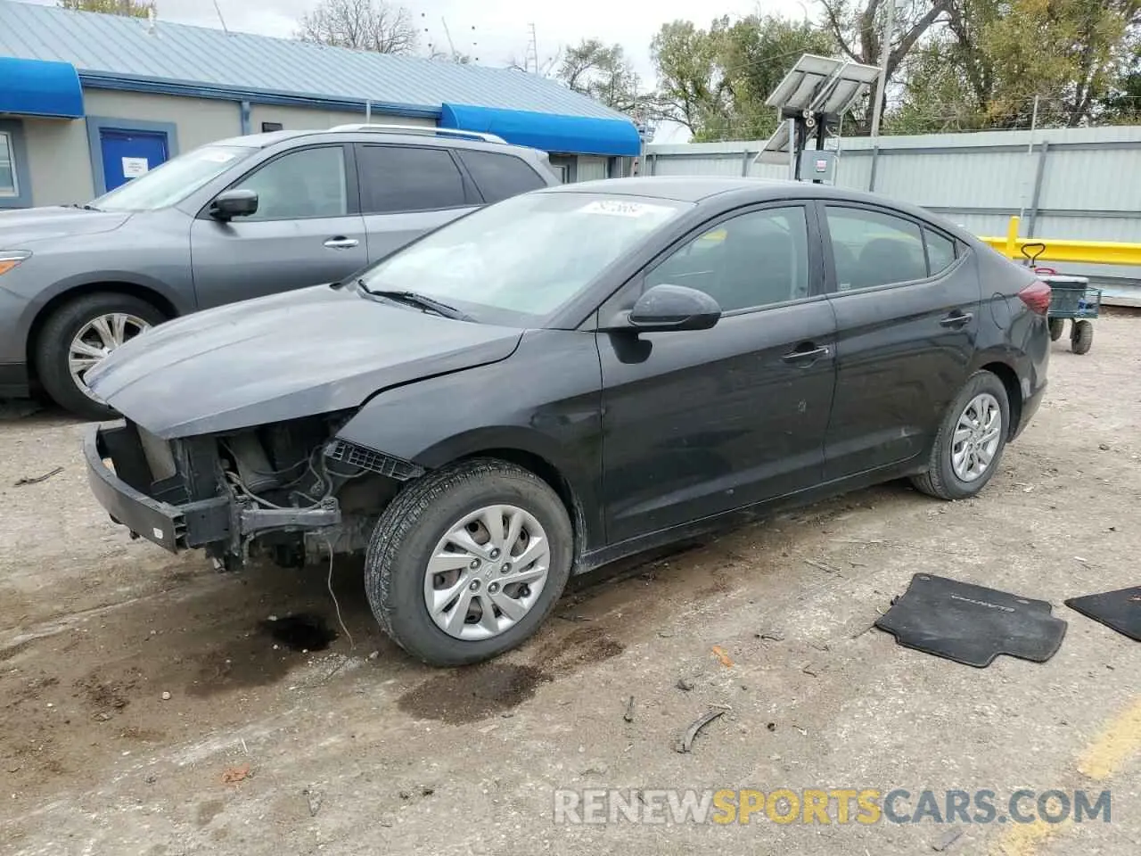 1 fotografías del automóvil dañado KMHD74LF0KU763020 HYUNDAI ELANTRA 2019