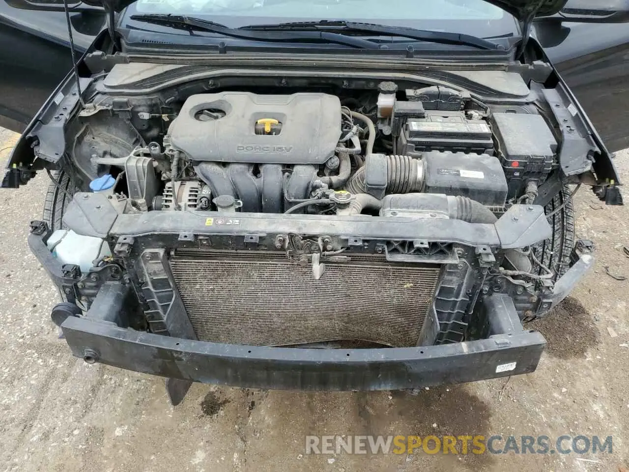 11 fotografías del automóvil dañado KMHD74LF0KU763020 HYUNDAI ELANTRA 2019