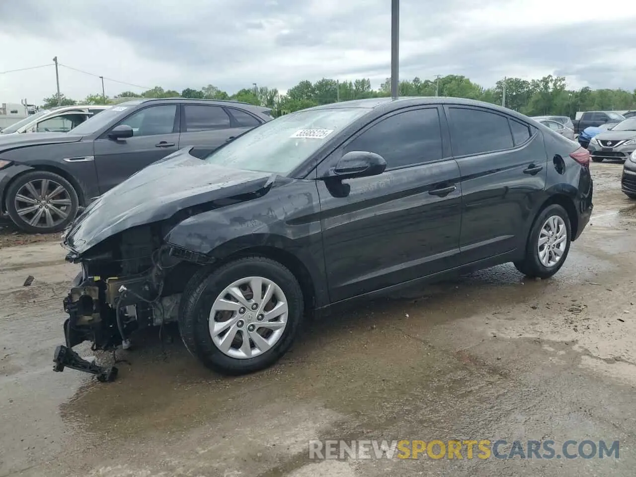 1 fotografías del automóvil dañado KMHD74LF1KU762829 HYUNDAI ELANTRA 2019