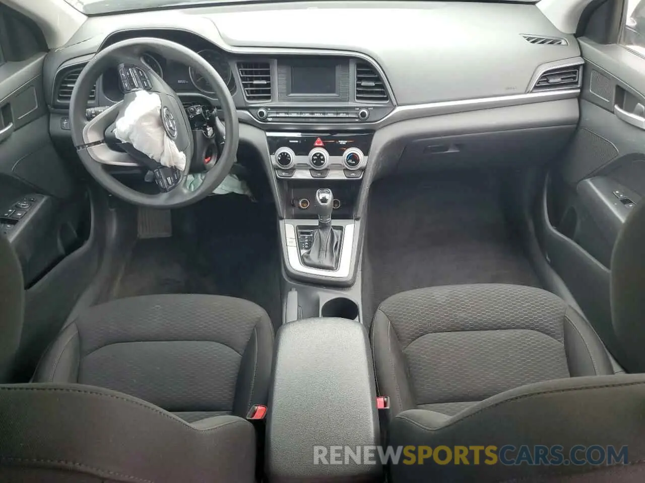 8 fotografías del automóvil dañado KMHD74LF1KU762829 HYUNDAI ELANTRA 2019