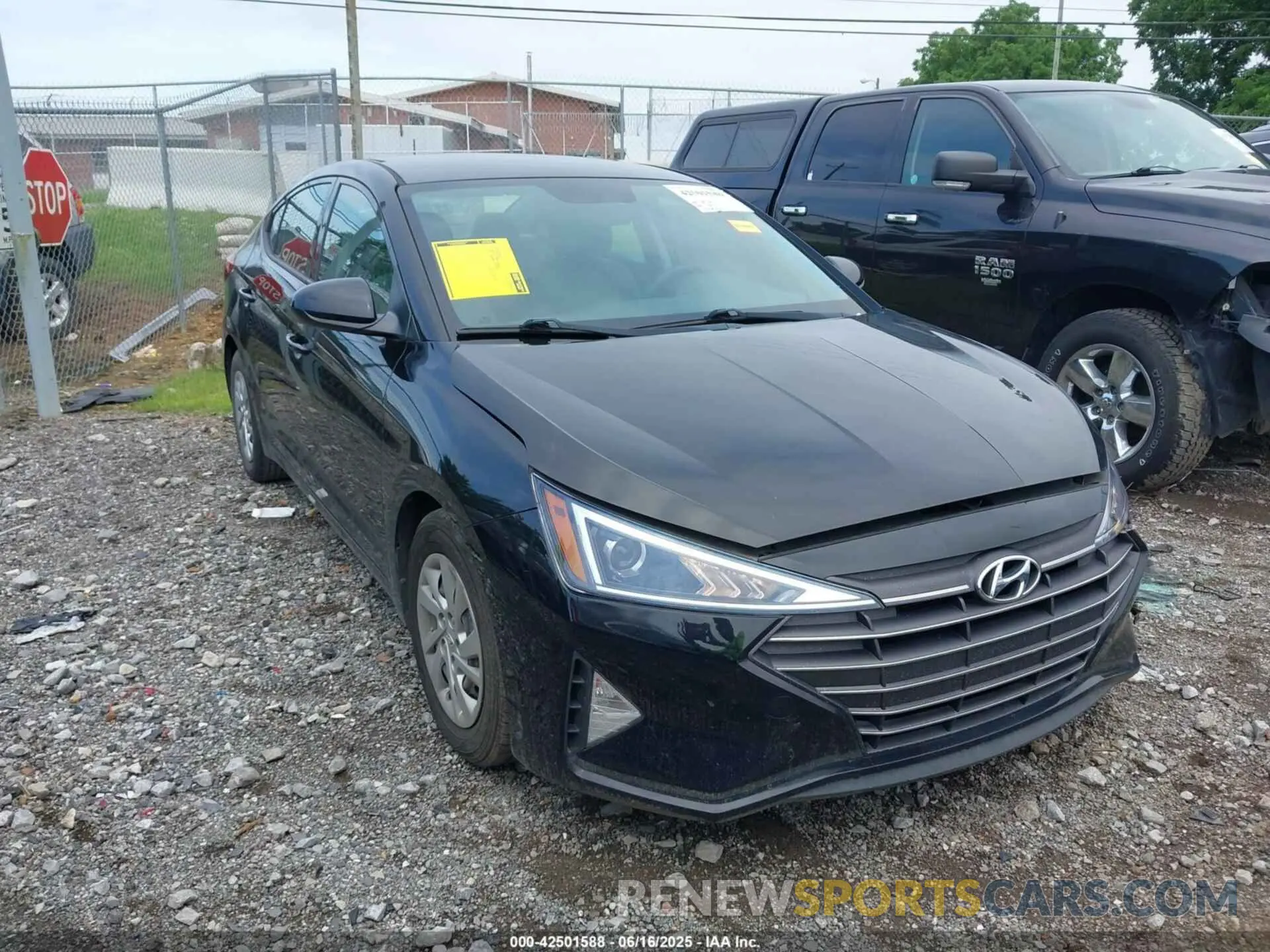 1 fotografías del automóvil dañado KMHD74LF1KU775497 HYUNDAI ELANTRA 2019