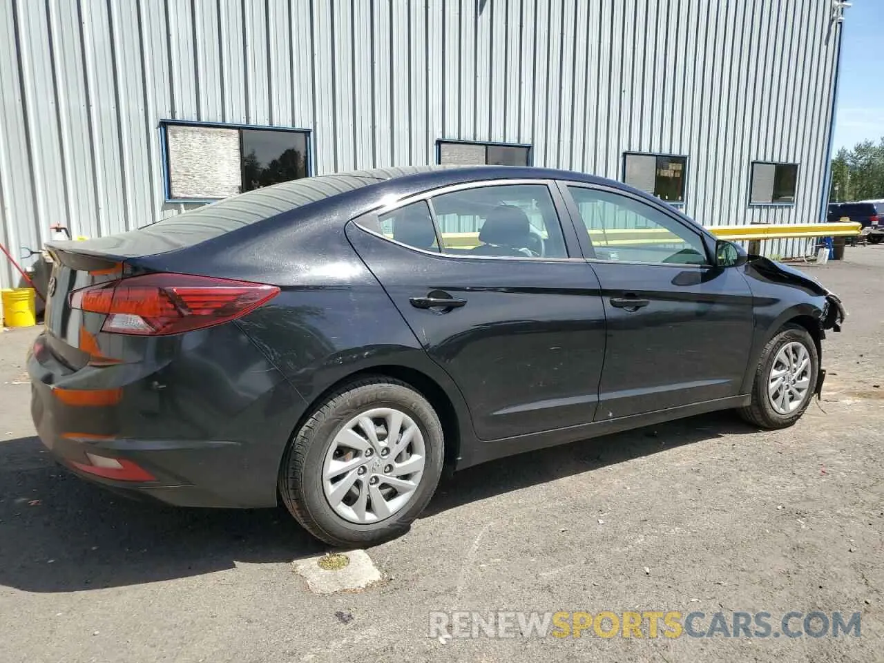 3 fotografías del automóvil dañado KMHD74LF1KU777945 HYUNDAI ELANTRA 2019