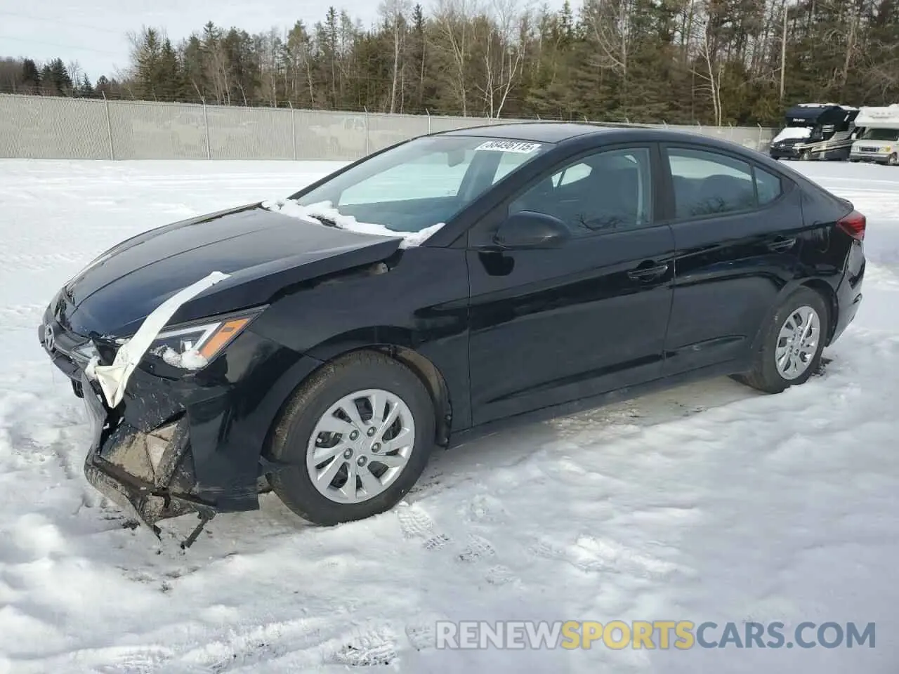 1 fotografías del automóvil dañado KMHD74LF1KU803296 HYUNDAI ELANTRA 2019