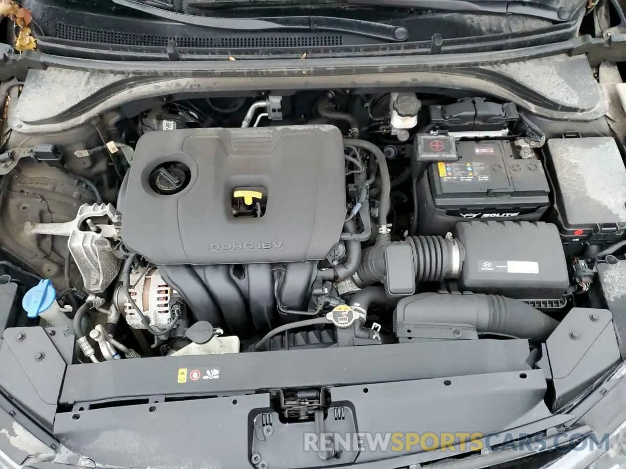 11 fotografías del automóvil dañado KMHD74LF1KU803296 HYUNDAI ELANTRA 2019