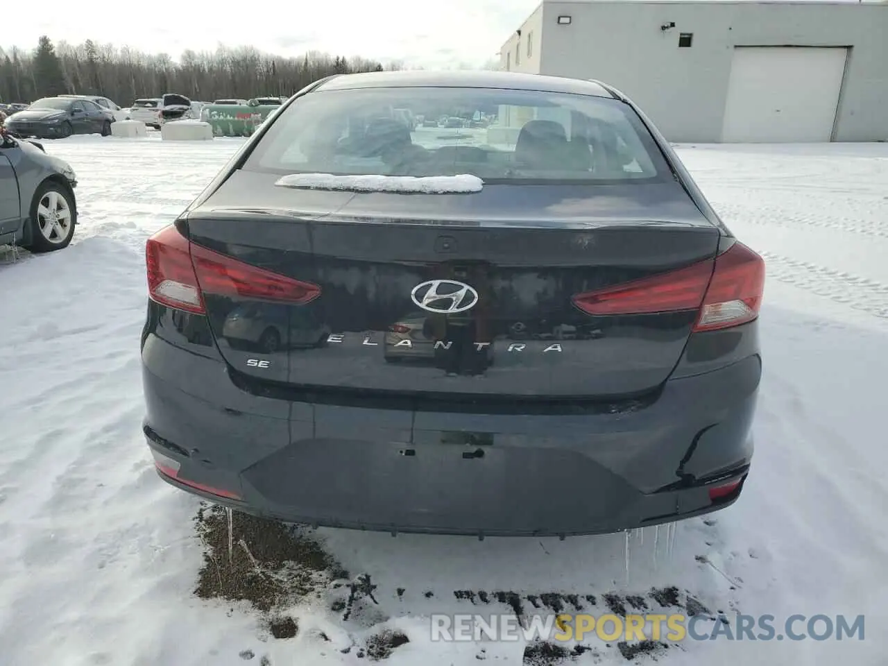 6 fotografías del automóvil dañado KMHD74LF1KU803296 HYUNDAI ELANTRA 2019