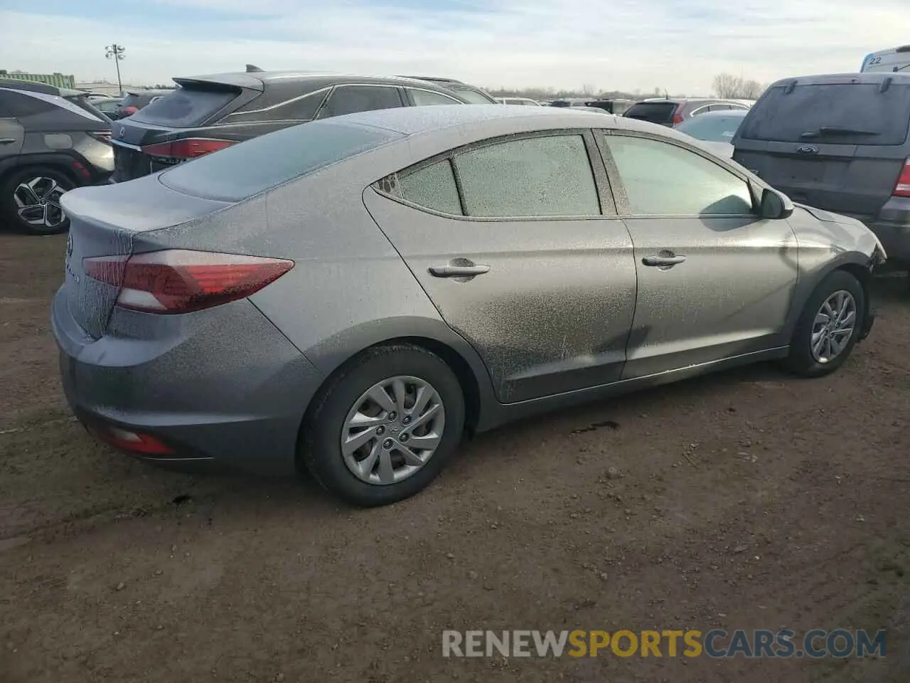 3 fotografías del automóvil dañado KMHD74LF1KU814735 HYUNDAI ELANTRA 2019