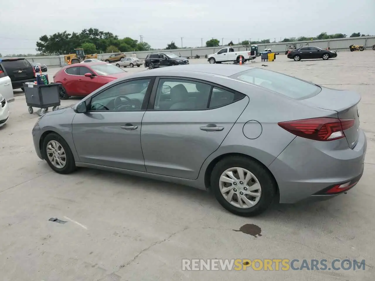 2 fotografías del automóvil dañado KMHD74LF2KU815389 HYUNDAI ELANTRA 2019