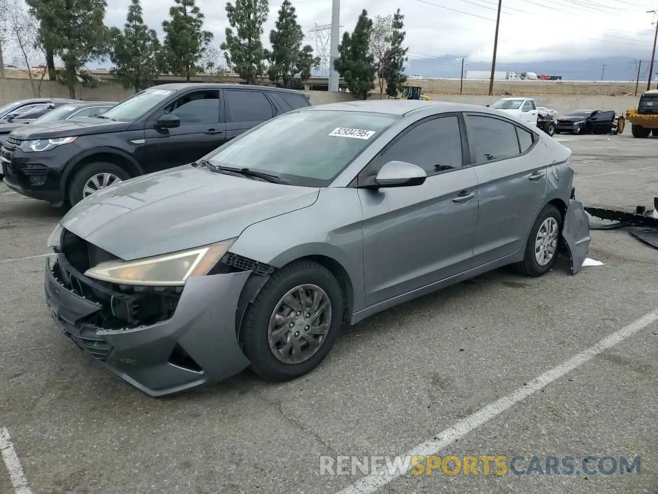 1 fotografías del automóvil dañado KMHD74LF3KU809357 HYUNDAI ELANTRA 2019