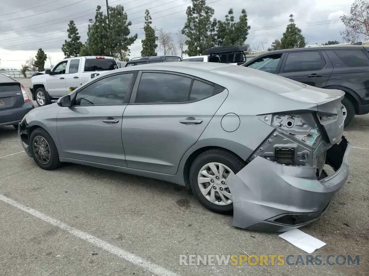 2 fotografías del automóvil dañado KMHD74LF3KU809357 HYUNDAI ELANTRA 2019
