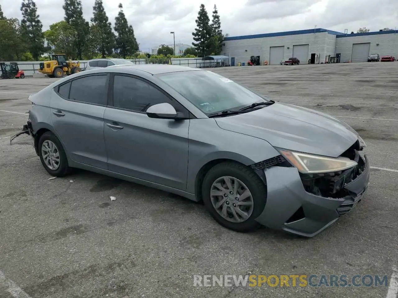 4 fotografías del automóvil dañado KMHD74LF3KU809357 HYUNDAI ELANTRA 2019